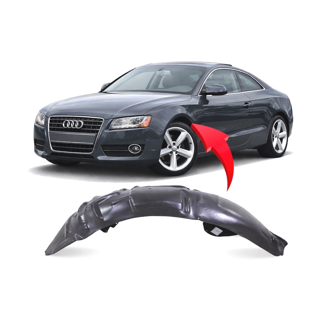 Front Left Driver Side Fender Liner for Audi A5 Quattro 2008-2017 AU1248123