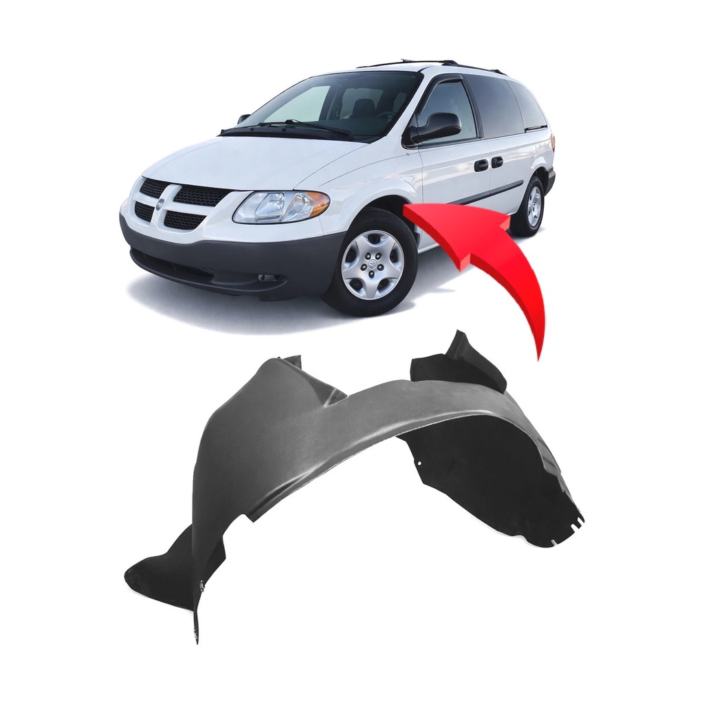 Front Driver Side Fender Liner for Chrysler Town & Country 2001-2007 CH1248113