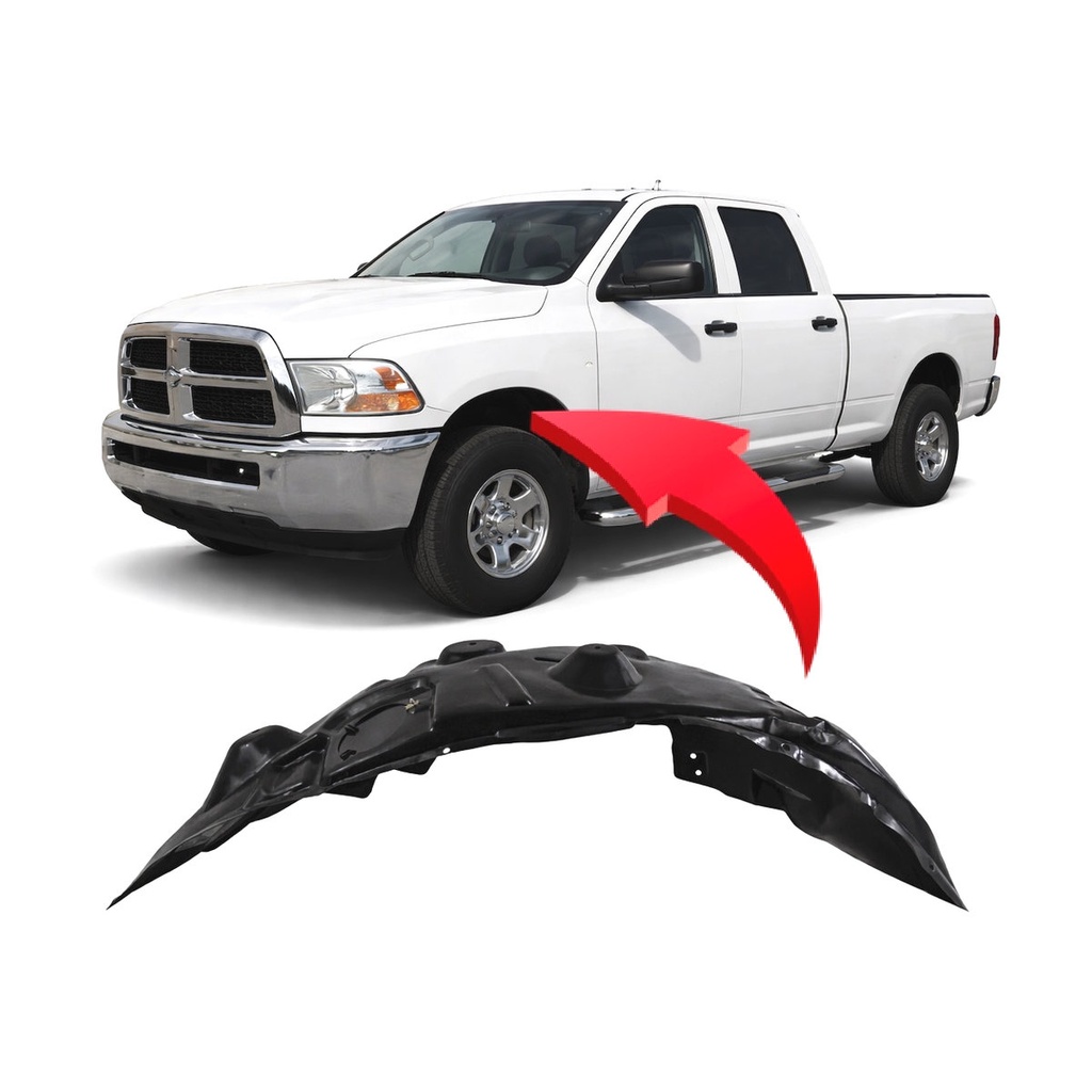 Front Left Driver Side Fender Liner for Ram 2500 2010-2012 CH1248158