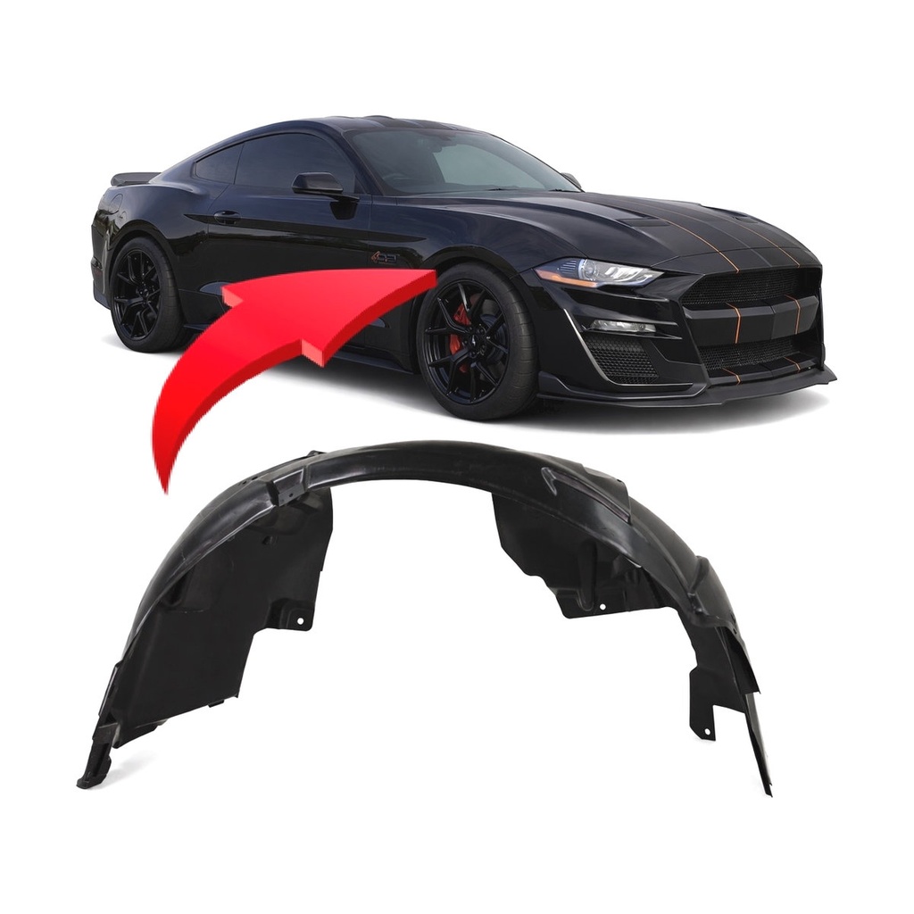 Front Right Passenger Side Fender Liner for Ford Mustang 2018-2023 FO1249191