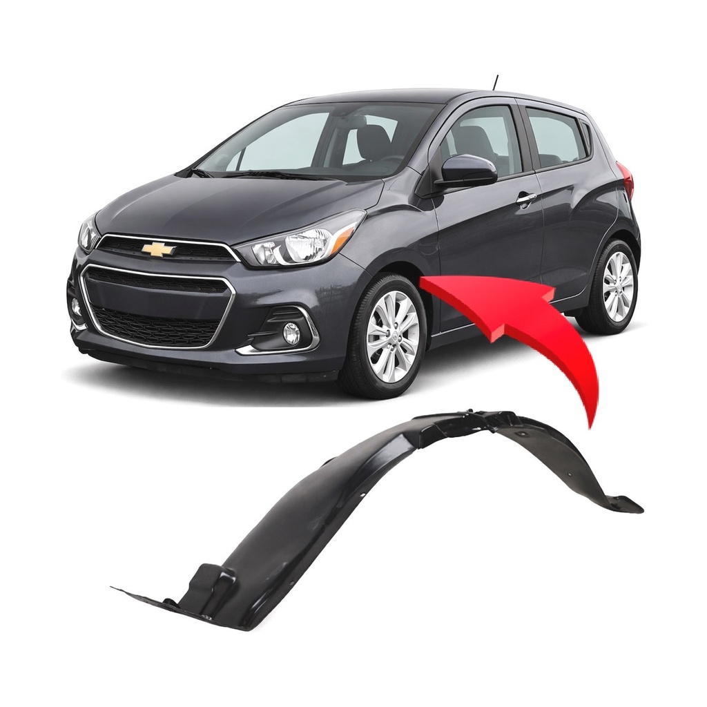 Front Left Driver Side Fender Liner for Chevrolet Spark 2016-2019 GM1248294