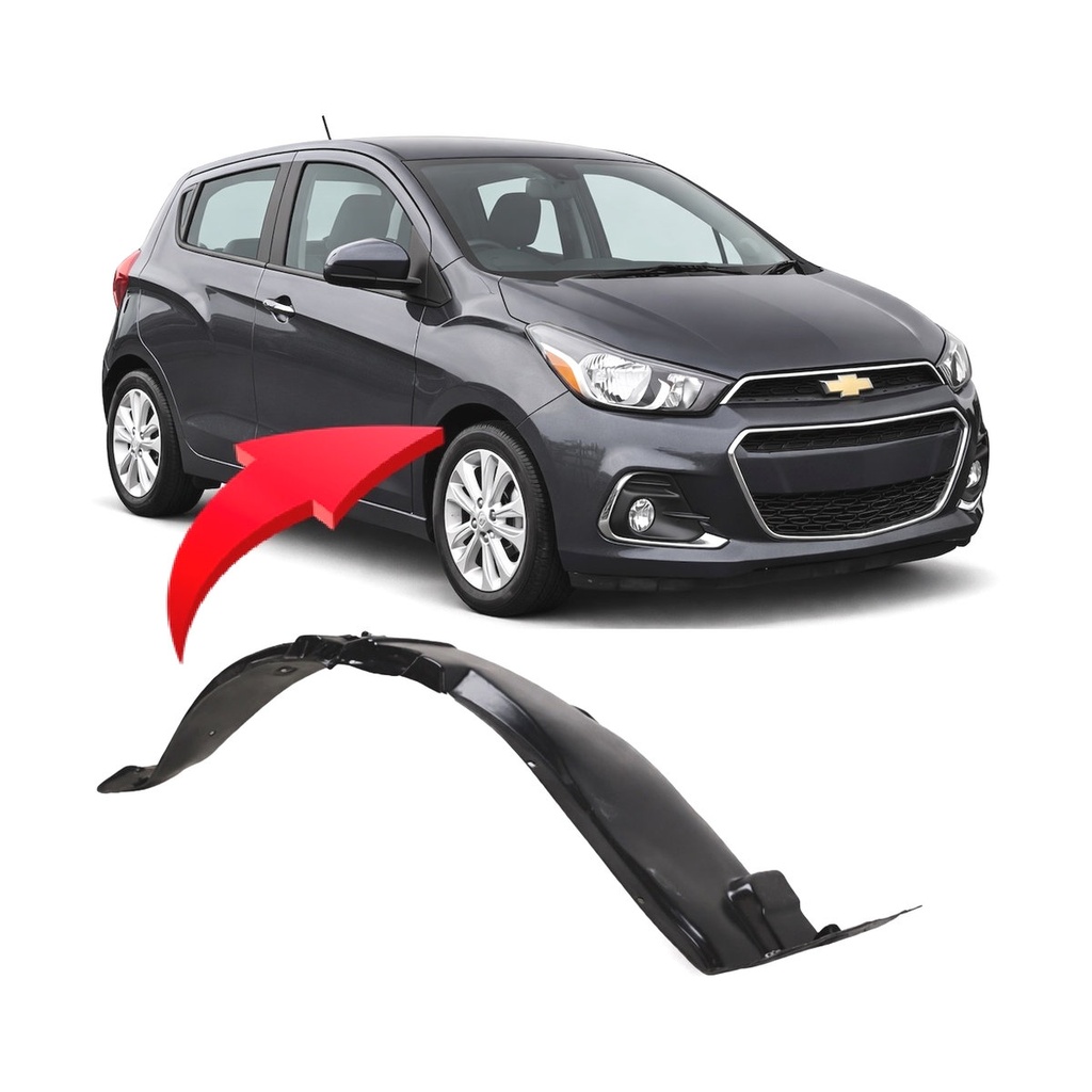Front Right Passenger Side Fender Liner for Chevrolet Spark 2016-2019 GM1249294