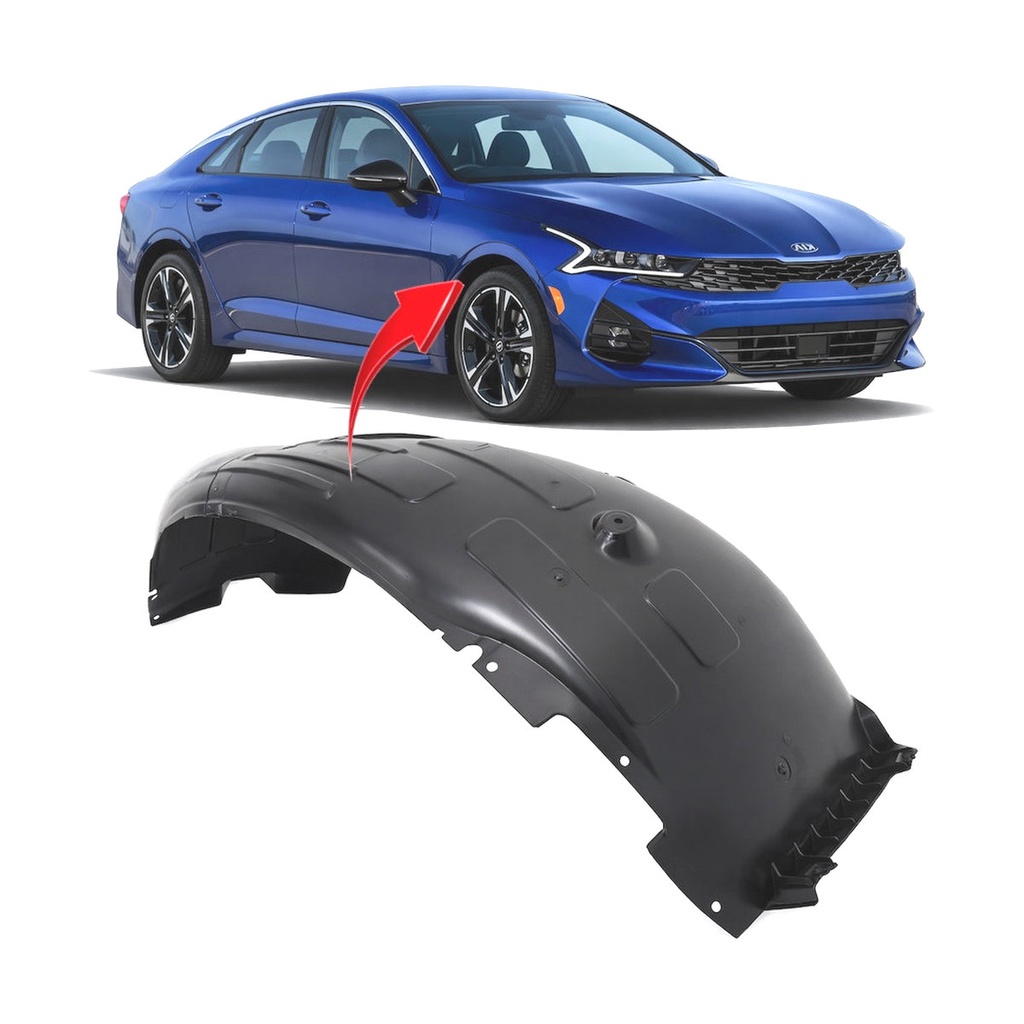 Front Right Passenger Side Fender Liner for Kia K5 2021-2024 KI1249166