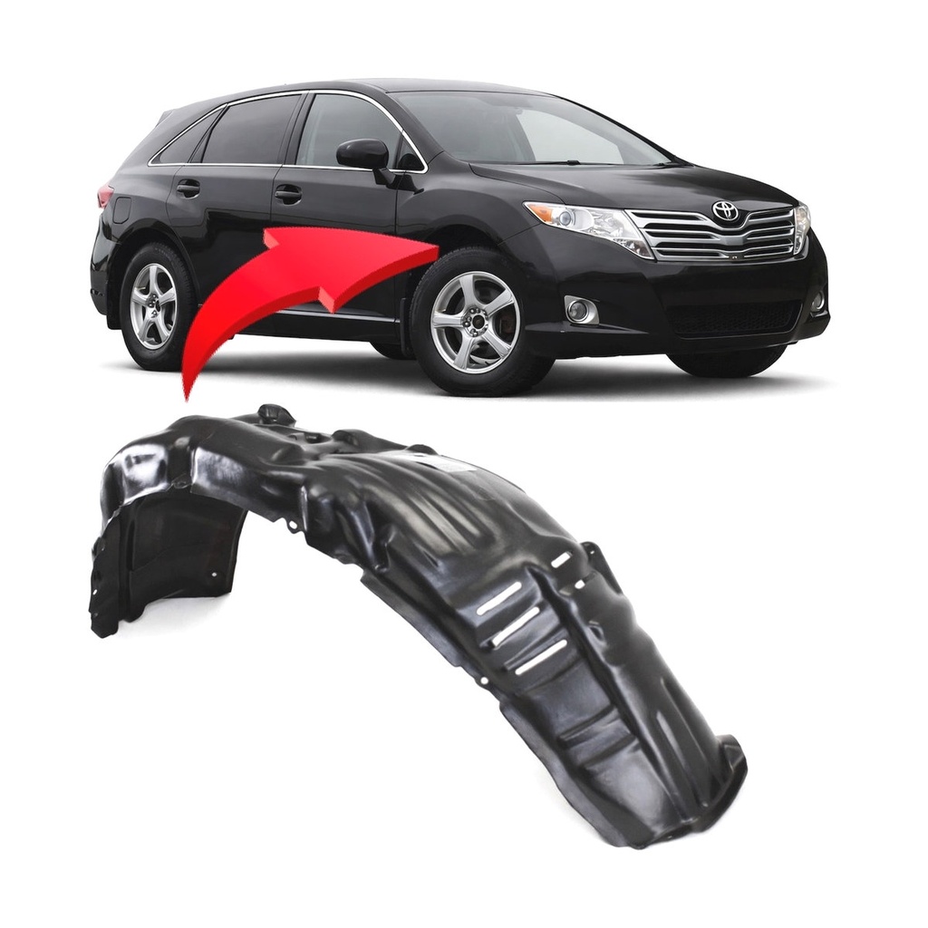 Front Right Passenger Side Fender Liner for Toyota Venza 2009-2012 TO1249157