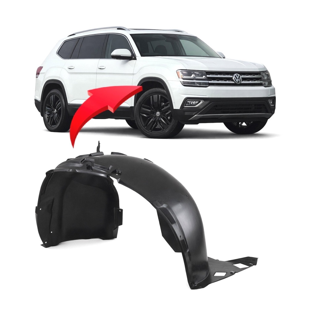 Front Right Passenger Side Fender Liner for Volkswagen Atlas 2018-2023 VW1249151