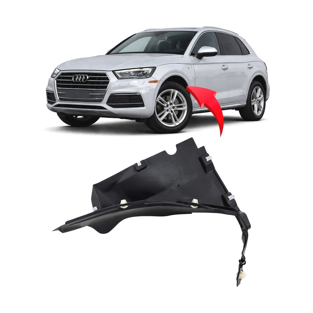 Front Left Driver Side Fender Liner for Audi Q5 2018-2020 AU1250109
