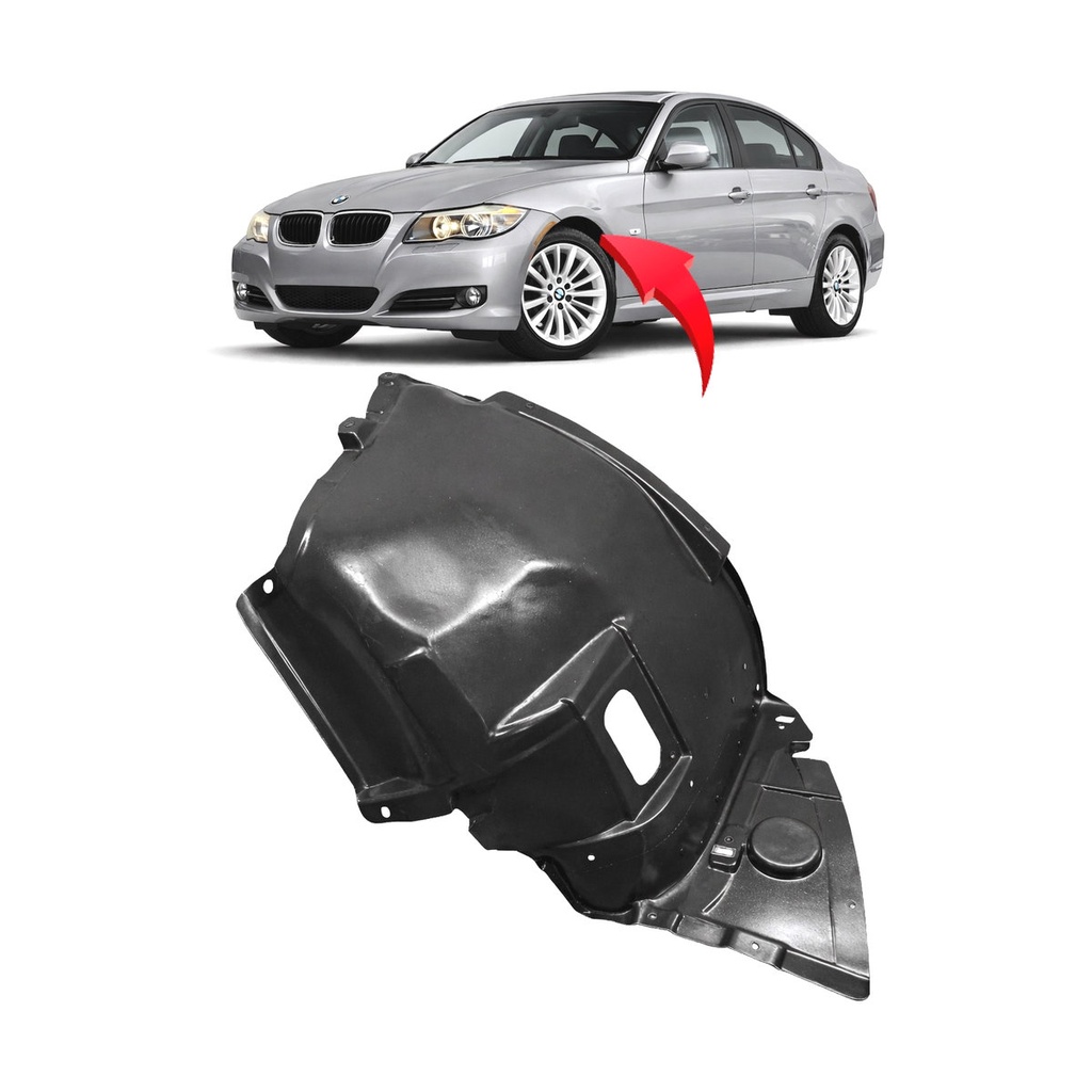 Front Left Driver Side Fender Liner for BMW 328i 2007-2013 BM1250120