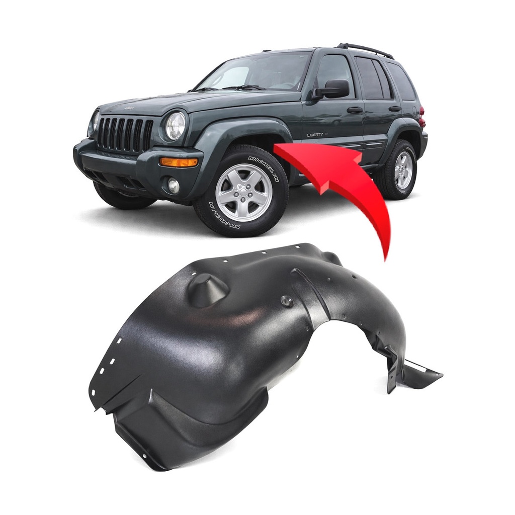 Front Left Driver Side Fender Liner for Jeep Liberty 2002-2004 CH1248118