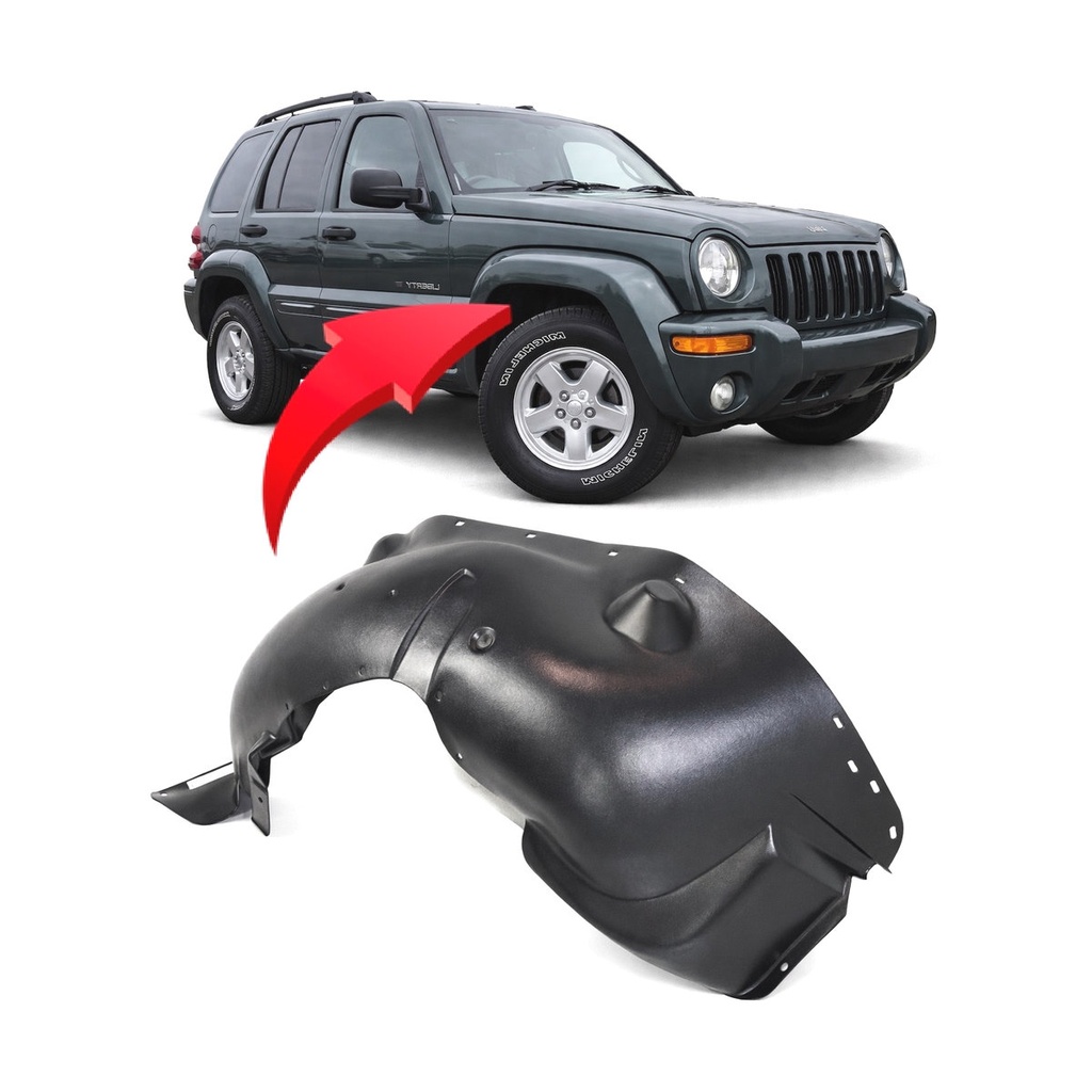 Front Right Passenger Side Fender Liner for Jeep Liberty 2002-2004 CH1249118