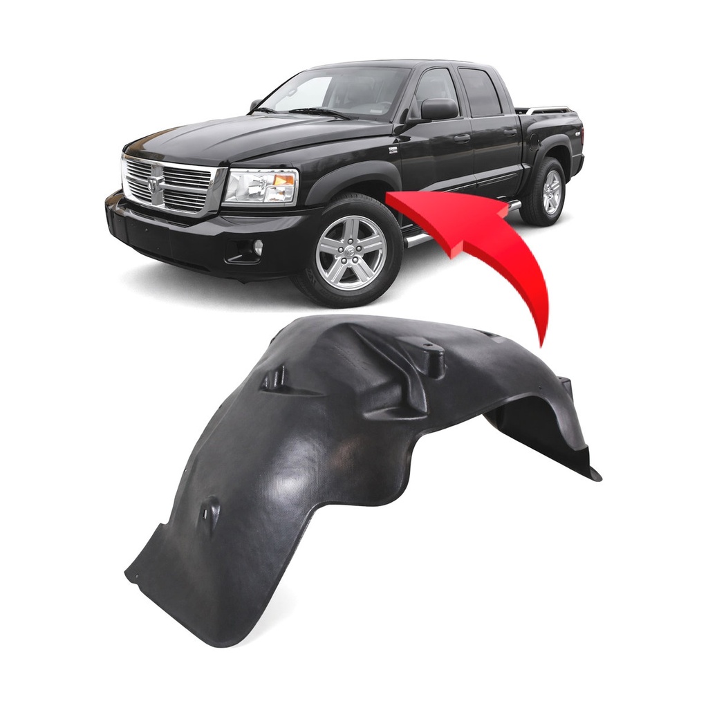 Front Left Driver Side Fender Liner for Ram Dakota 2005-2011 CH1248129