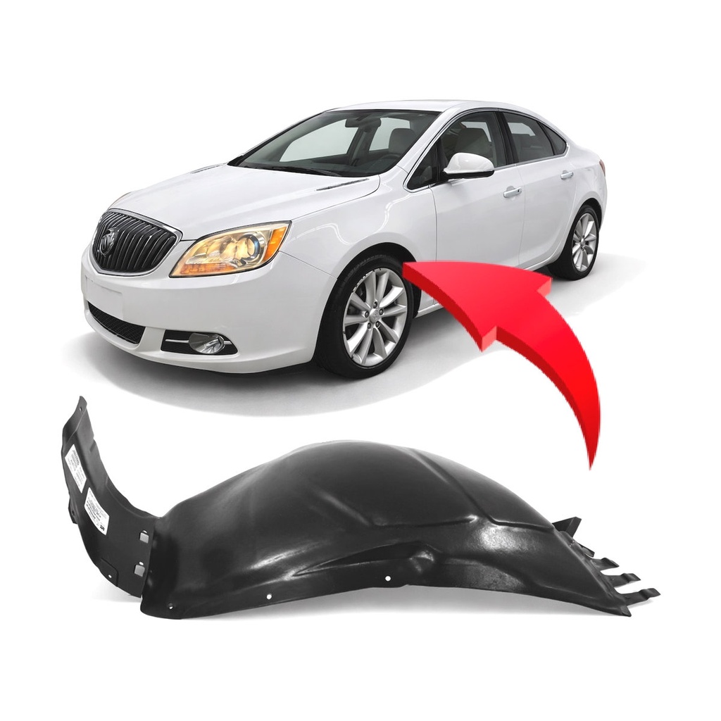 Front Left Driver Side Fender Liner for Buick Verano 2012-2017 GM1248258