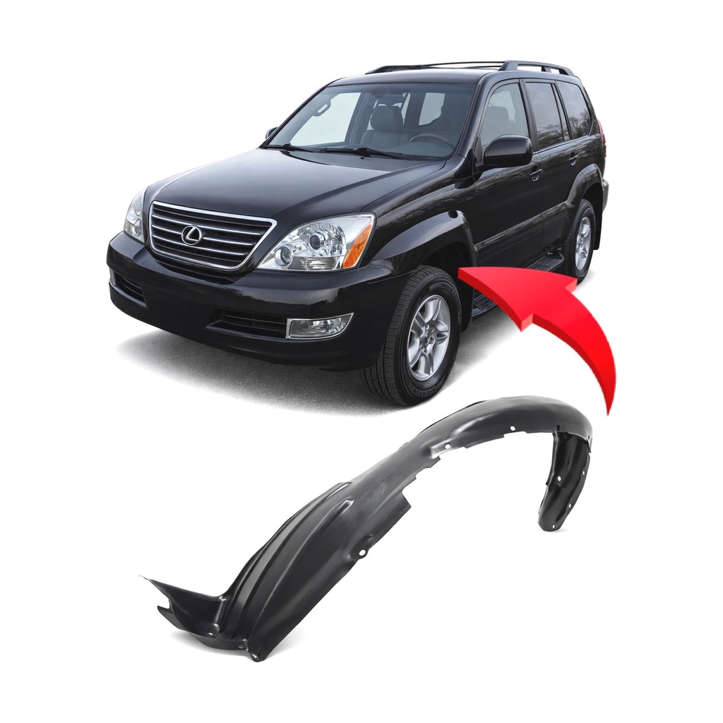 Front Left Driver Side Fender Liner for Lexus GX470 2003-2009 LX1250115