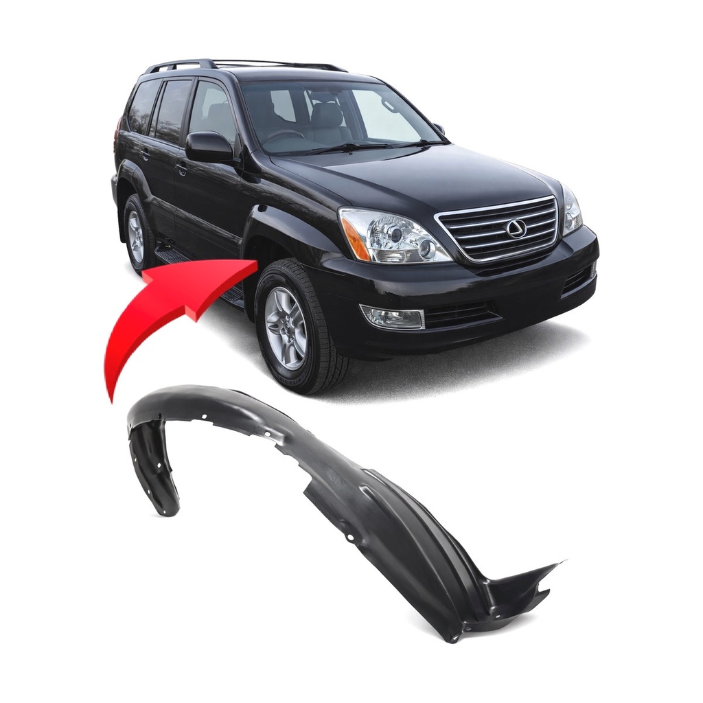 Front Right Passenger Side Fender Liner for Lexus GX470 2003-2009 LX1251115