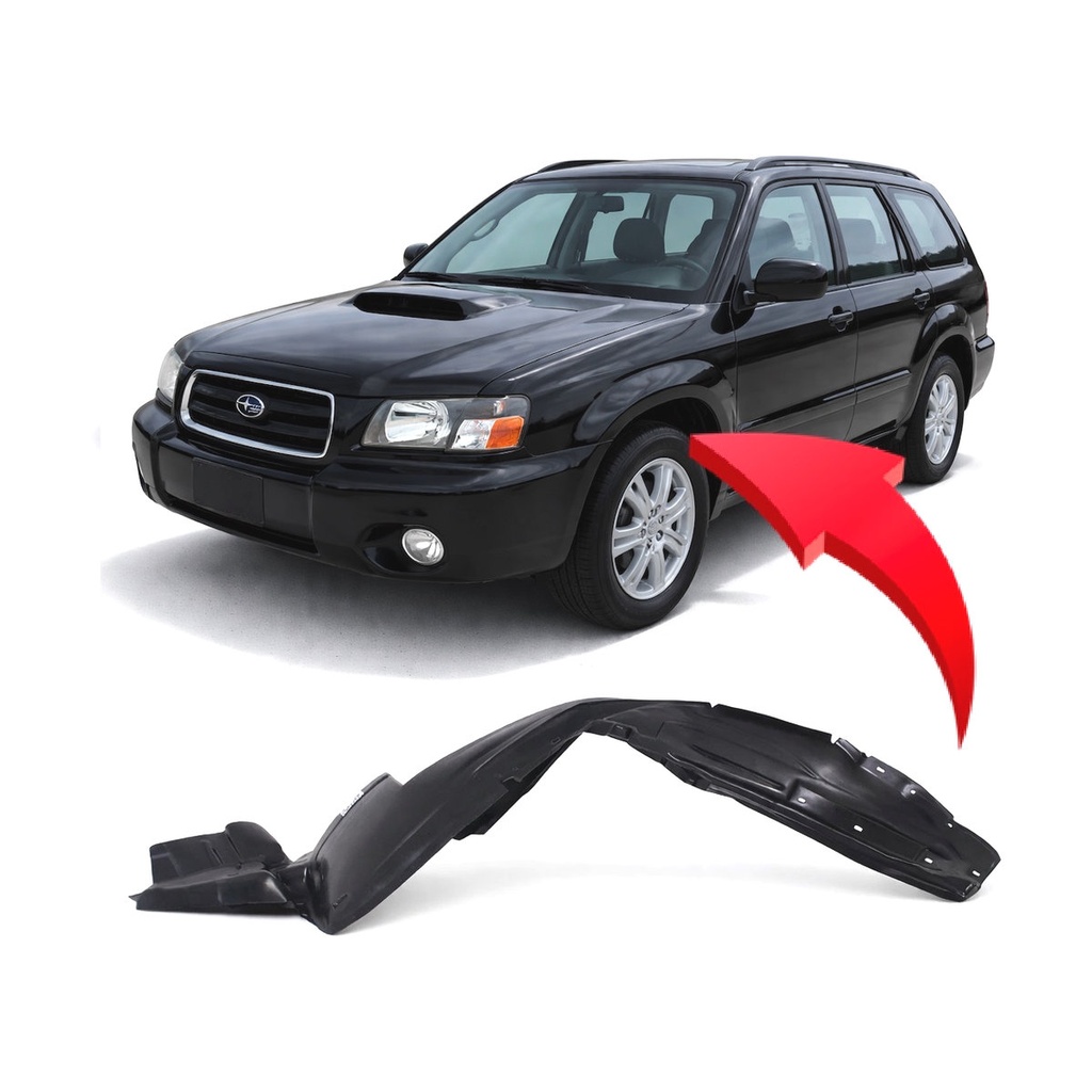 Front Left Driver Side Fender Liner for Subaru forester 2003-2008 SU1248108