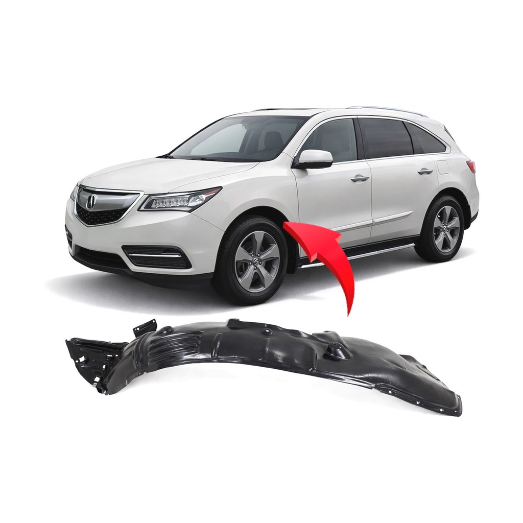 Front Left Driver Side Fender Liner for Acura MDX 2014-2015 AC1248131