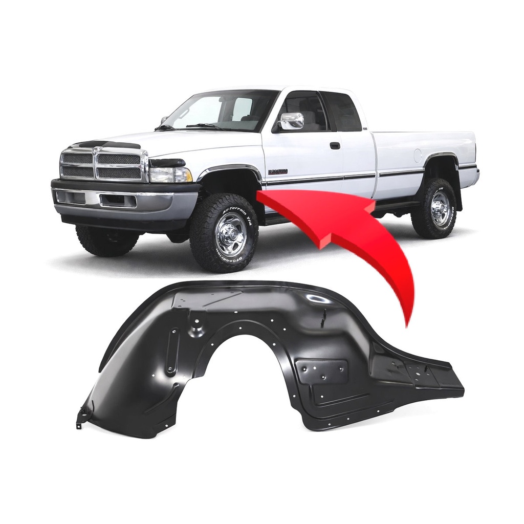 Front Left Driver Side Fender Liner for Dodge Ram 2500 1994-2002 CH1246101