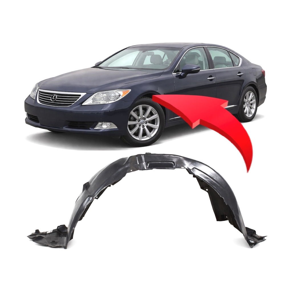 Front Left Driver Side Fender Liner for Lexus LS460 2007-2009 LX1248105