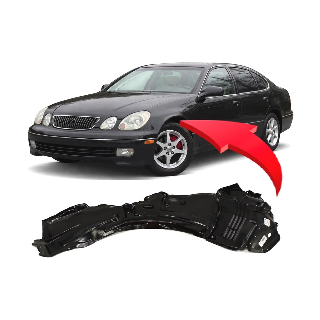 Front Left Driver Side Fender Liner for Lexus GS300 1998-2005 LX1250103