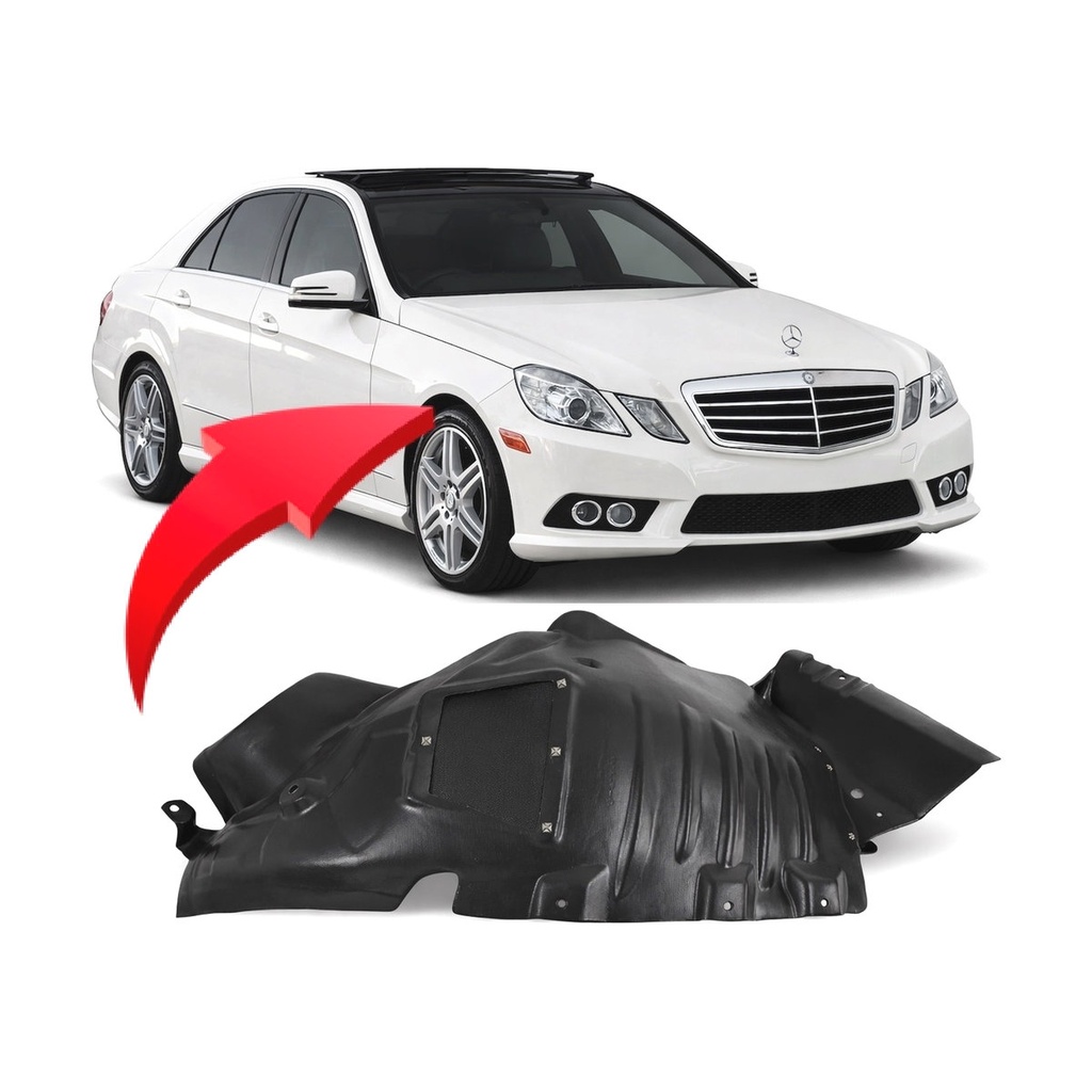 Front Passenger Side Fender Liner for Mercedes-Benz E350 2010-2013 MB1249158