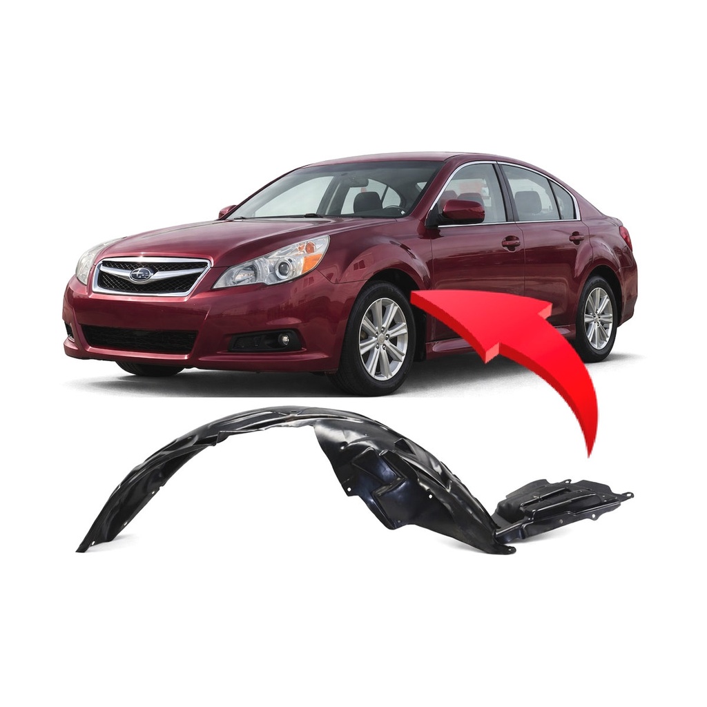 Front Left Driver Side Fender Liner for Subaru Legacy 2010-2014 SU1248141