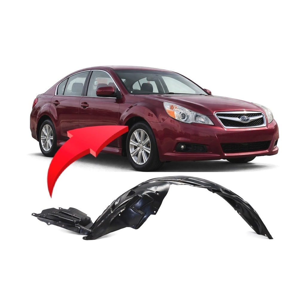 Front Right Passenger Side Fender Liner for Subaru Legacy 2010-2014 SU1249141