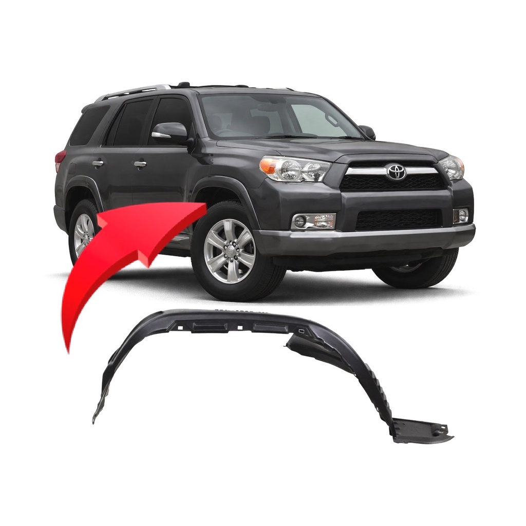 Front Right Passenger Side Fender Liner for Toyota 4Runner 2010-2013 TO1249159