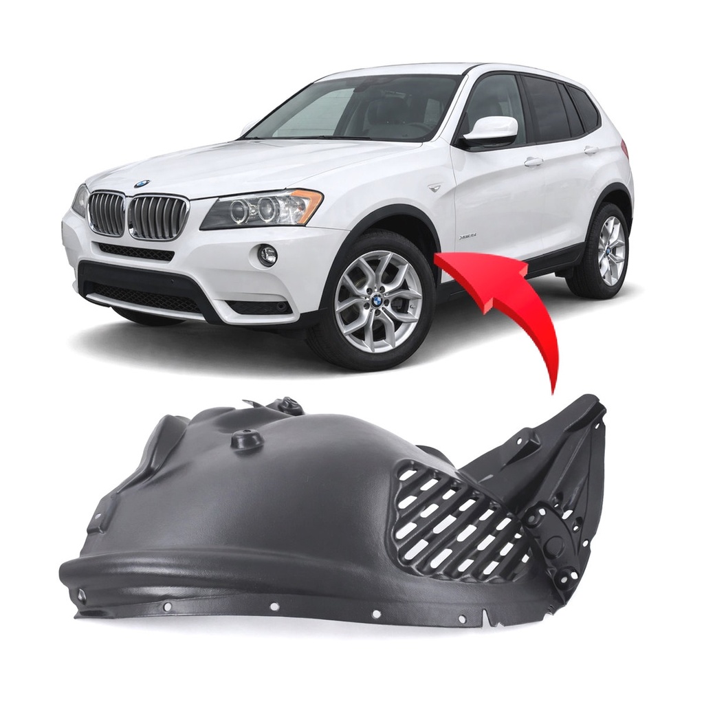 Front Left Driver Side Fender Liner for BMW X4 2011-2018 BM1248126