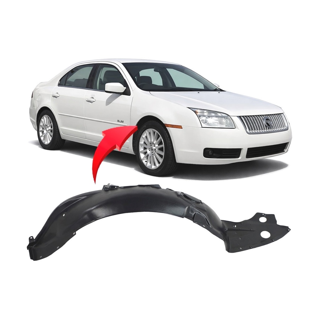 Front Right Passenger Side Fender Liner for Lincoln MKZ 2006-2012 FO1251136
