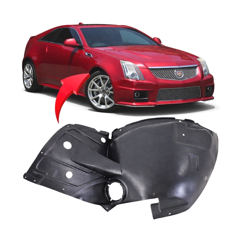 Front Right Passenger Side Fender Liner for Cadillac CTS 2009-2015 GM1249229
