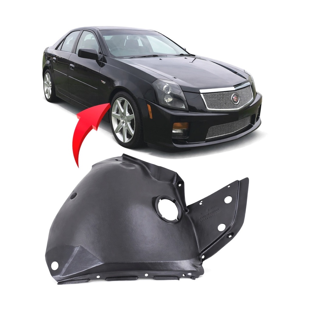 Front Right Passenger Side Fender Liner for Cadillac CTS 2004-2007 GM1249231