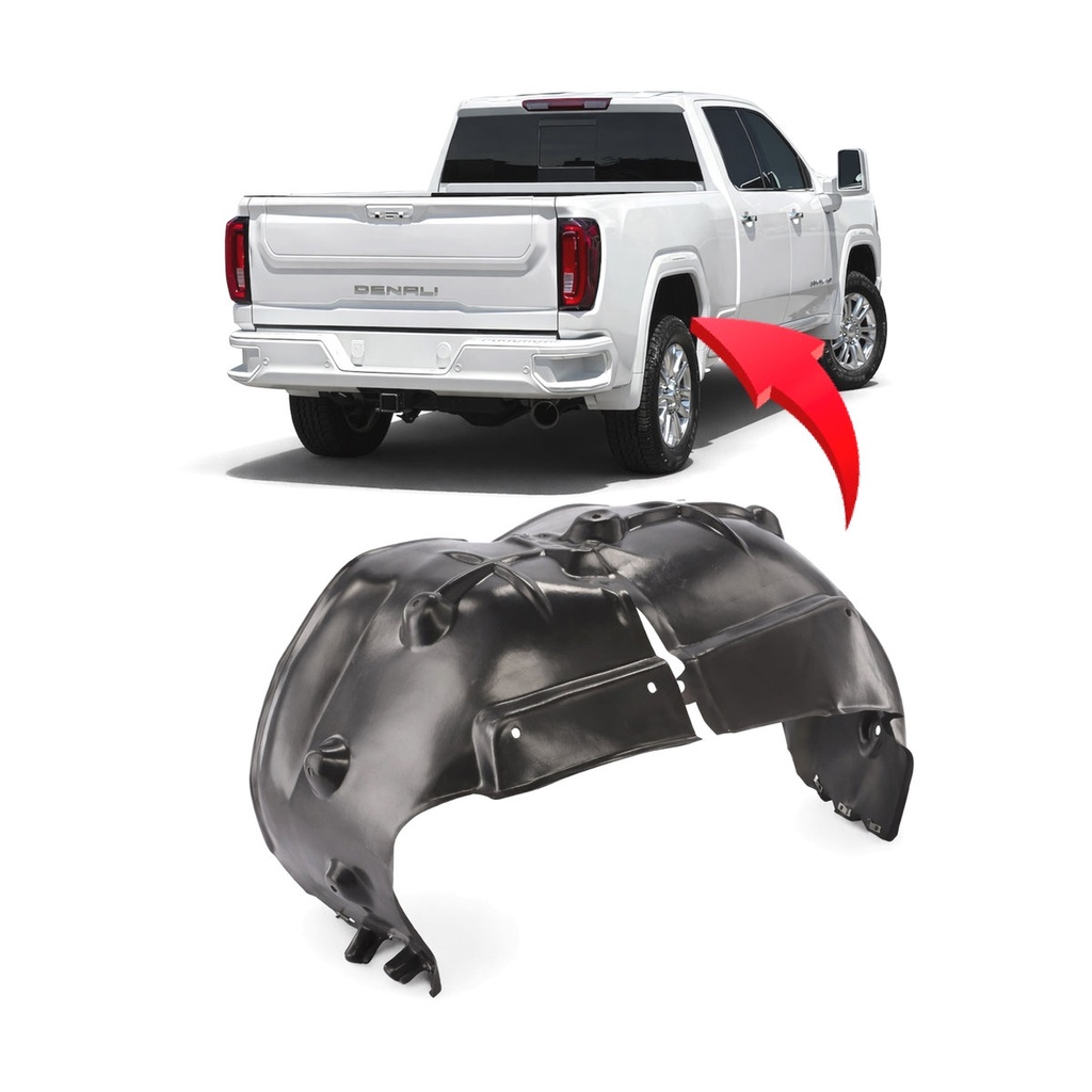 Rear Left Driver Side Fender Liner for GMC Sierra 2500 HD 2020-2025 GM1762112