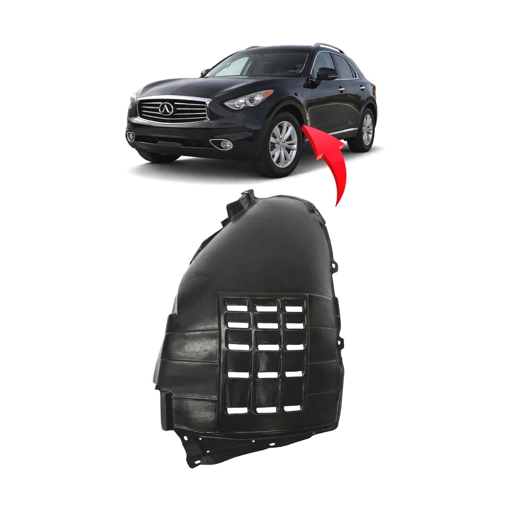 Front Left Driver Side Fender Liner for Infiniti QX70 2009-2017 IN1248117
