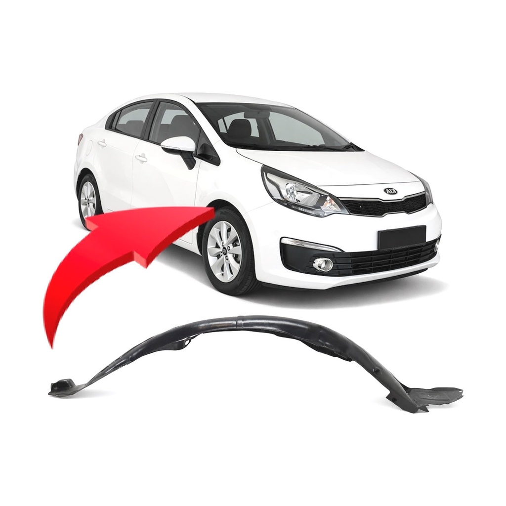 Front Right Passenger Side Fender Liner for Kia Rio 2016-2017 KI1249149