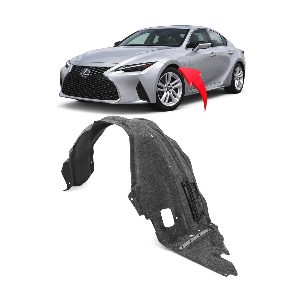 Front Left Driver Side Fender Liner for Lexus IS300 2021-2025 LX1248148