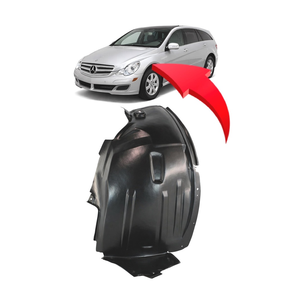 Front Left Driver Side Fender Liner for Mercedes-Benz R350 2006-2010 MB1248132