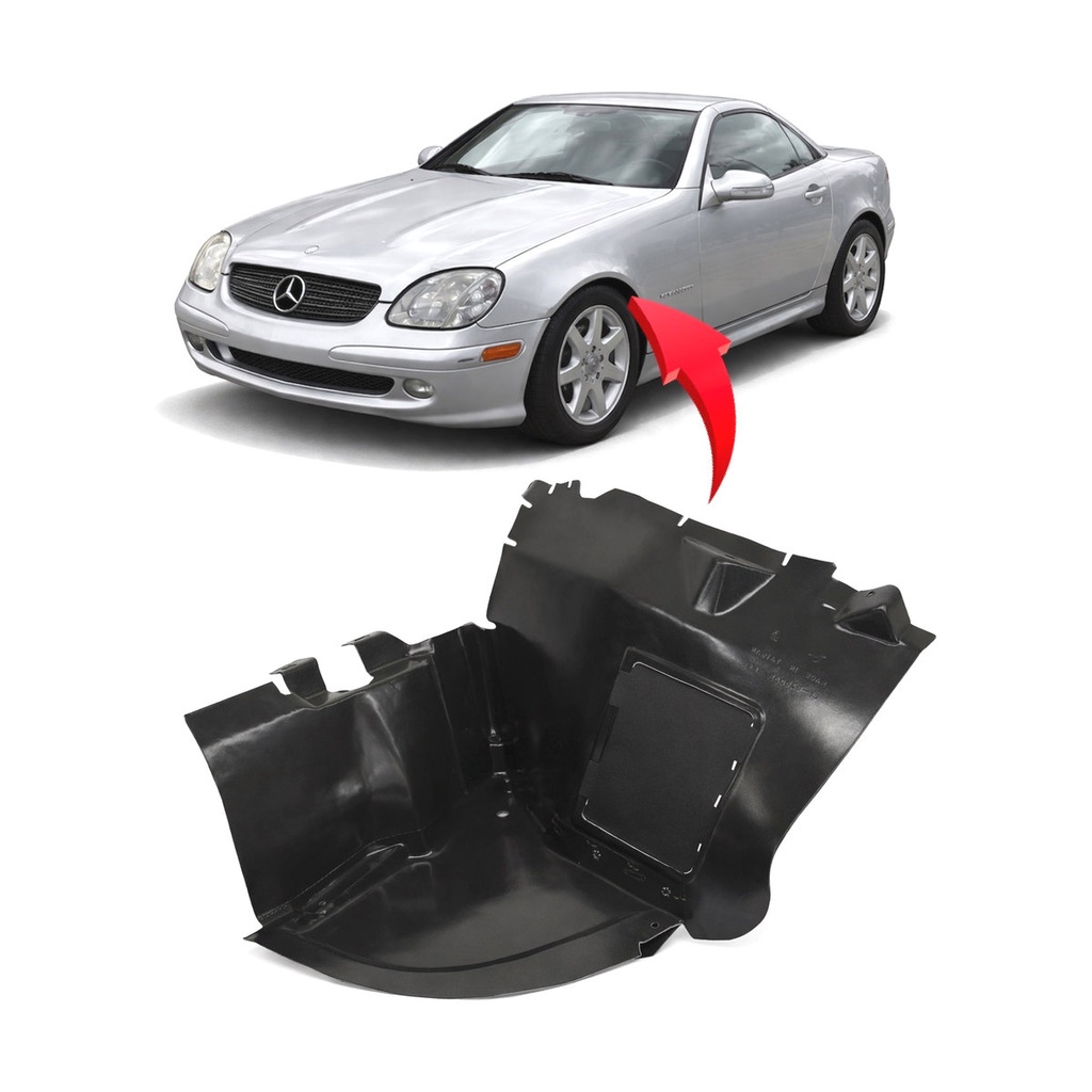 Front Left Driver Side Fender Liner for Mercedes-Benz SLK230 2000-2004 MB1250107