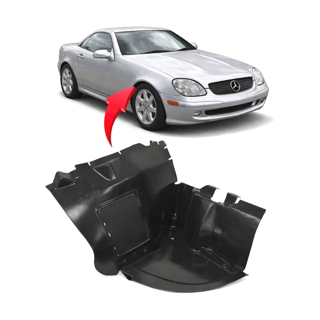 Front Passenger Side Fender Liner for Mercedes-Benz SLK230 2000-2004 MB1251107