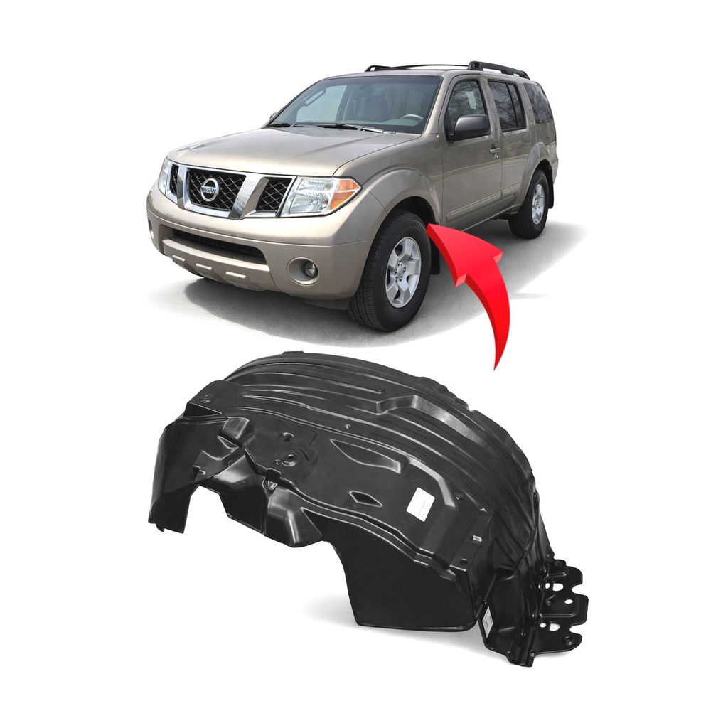 Front Left Driver Side Fender Liner for Nissan Pathfinder 2005-2012 NI1250129