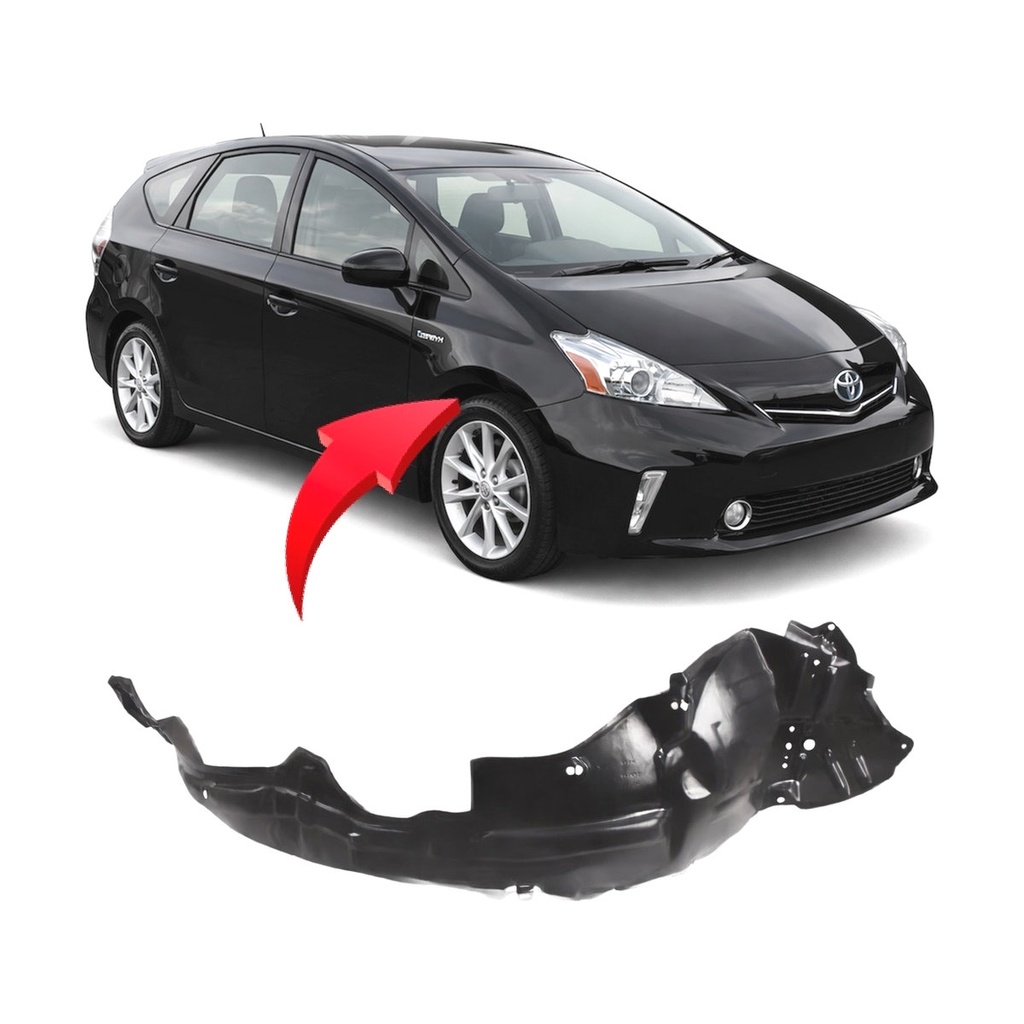 Front Passenger Side Fender Liner for Mercedes-Benz C43 AMG 2015-2021 TO1249181