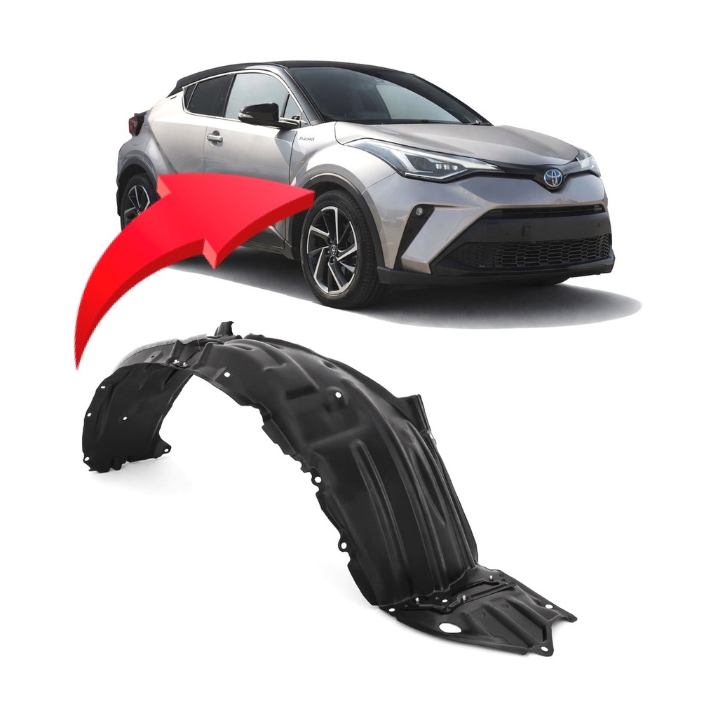 Front Right Passenger Side Fender Liner for Toyota C-HR 2019-2022 TO1249238