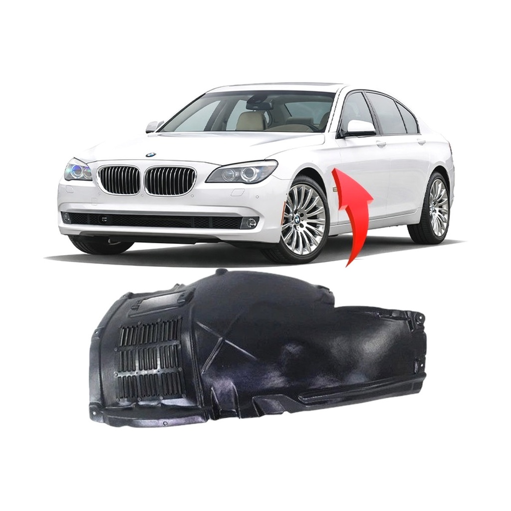 Front Left Driver Side Fender Liner for BMW 740Ld xDrive 2009-2015 BM1248114