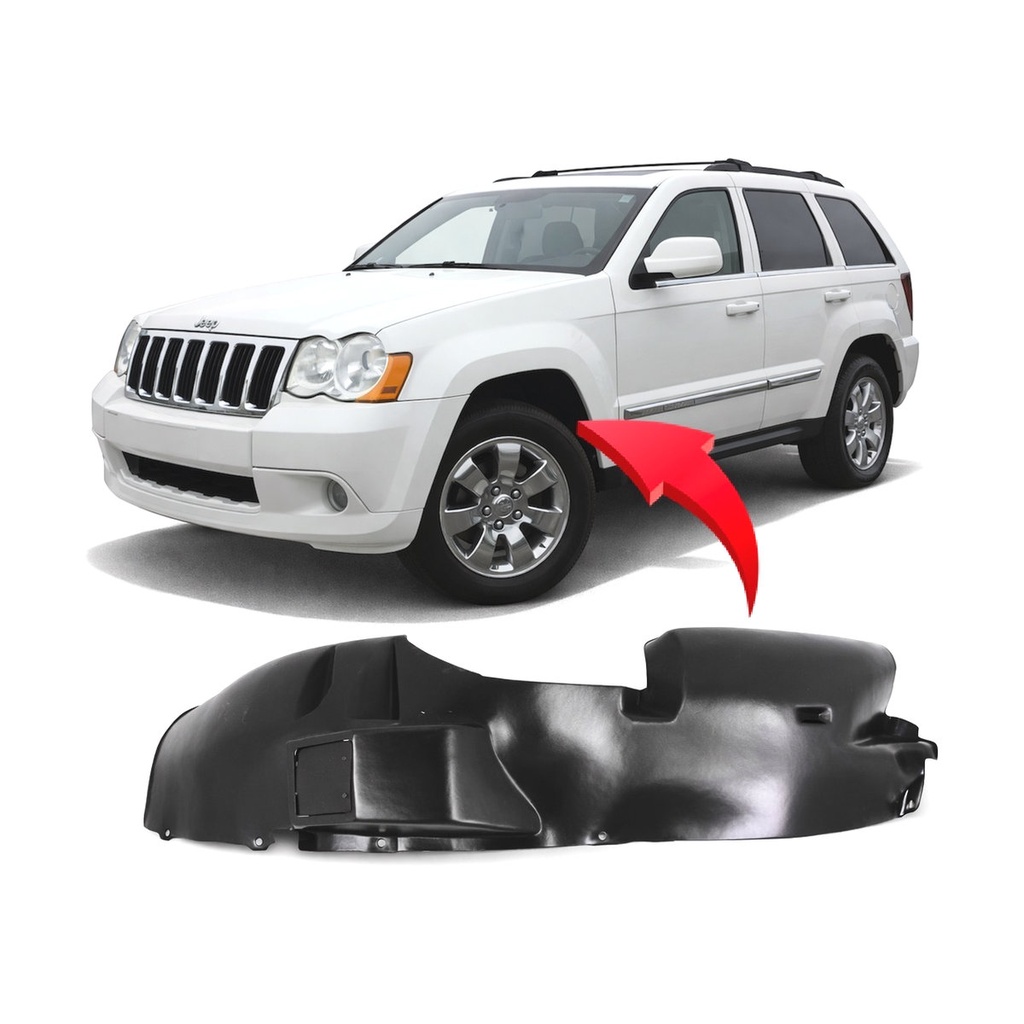 Front Left Driver Side Fender Liner for Jeep Grand Cherokee 2008-2010 CH1248139