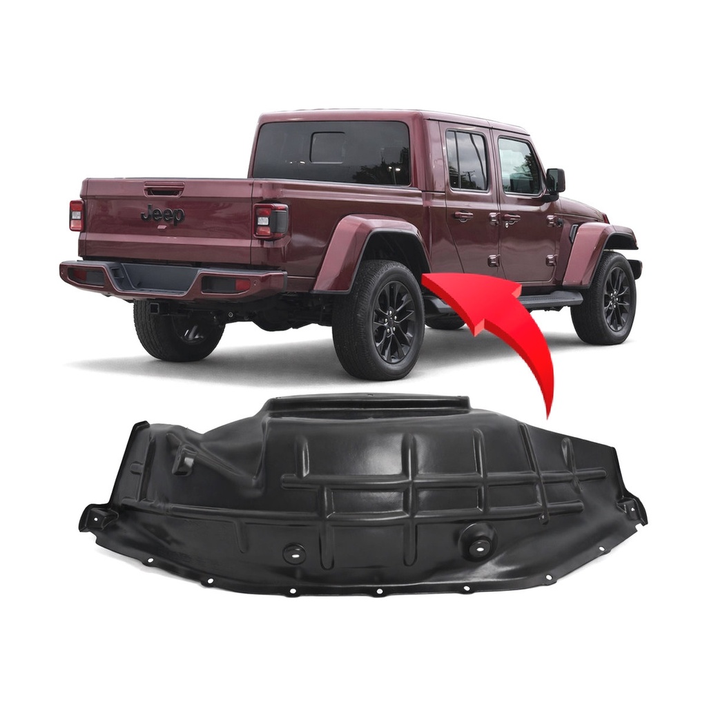 Rear Left Driver Side Fender Liner for Jeep Gladiator 2020-2024 CH1762109