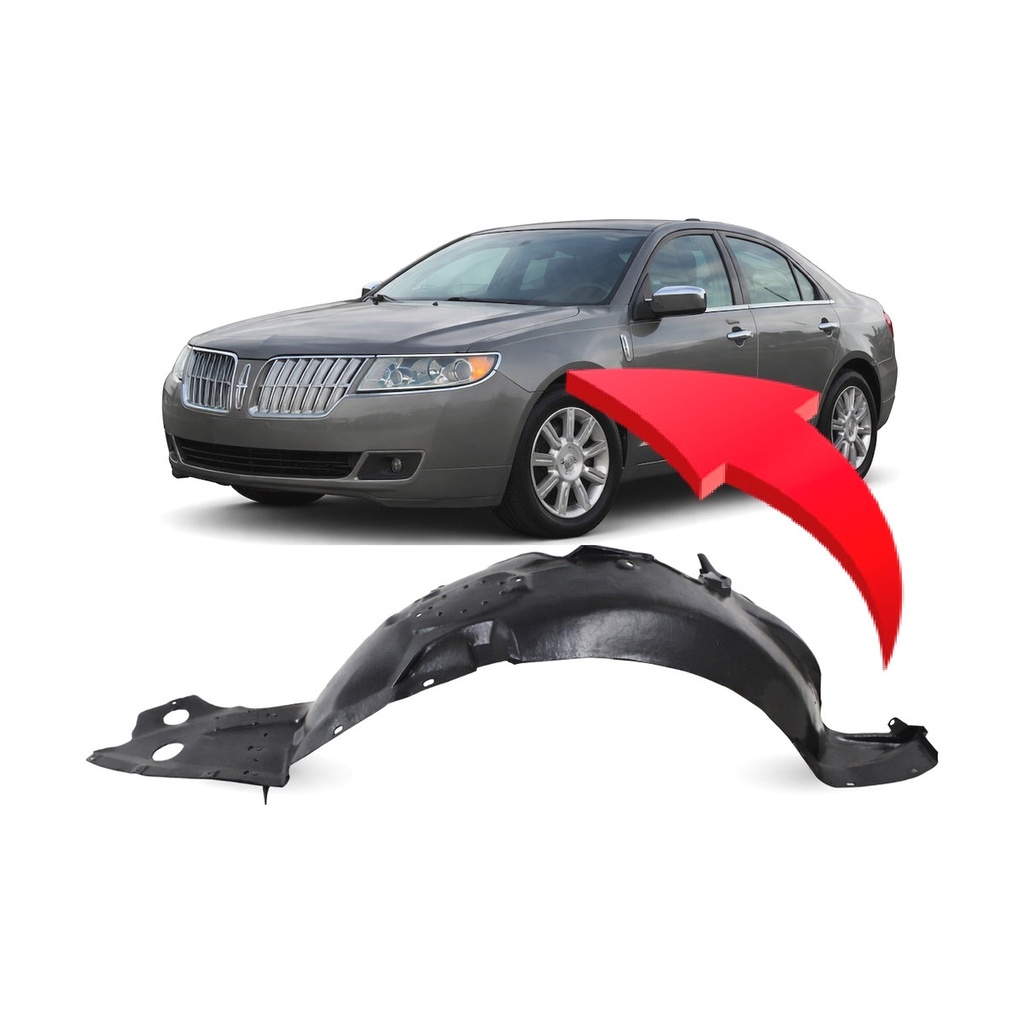 Front Left Driver Side Fender Liner for Mercury Milan 2010-2011 FO1248152