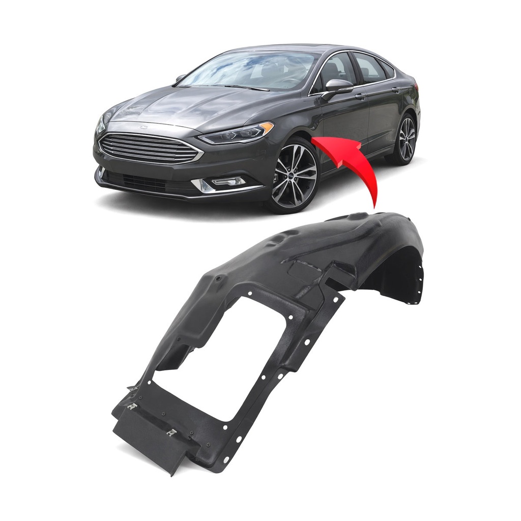 Front Left Driver Side Fender Liner for Ford Fusion 2017-2019 FO1248179