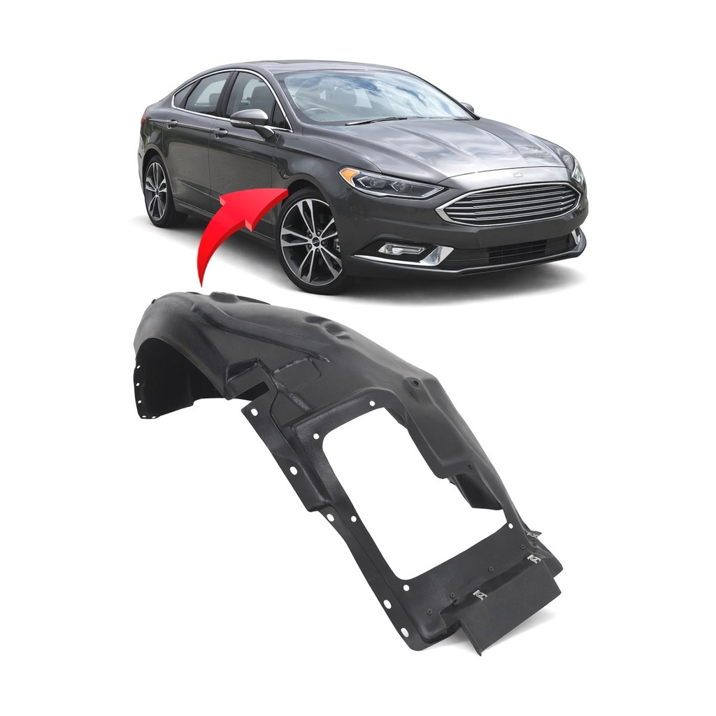 Front Right Passenger Side Fender Liner for Ford Fusion 2017-2019 FO1249179
