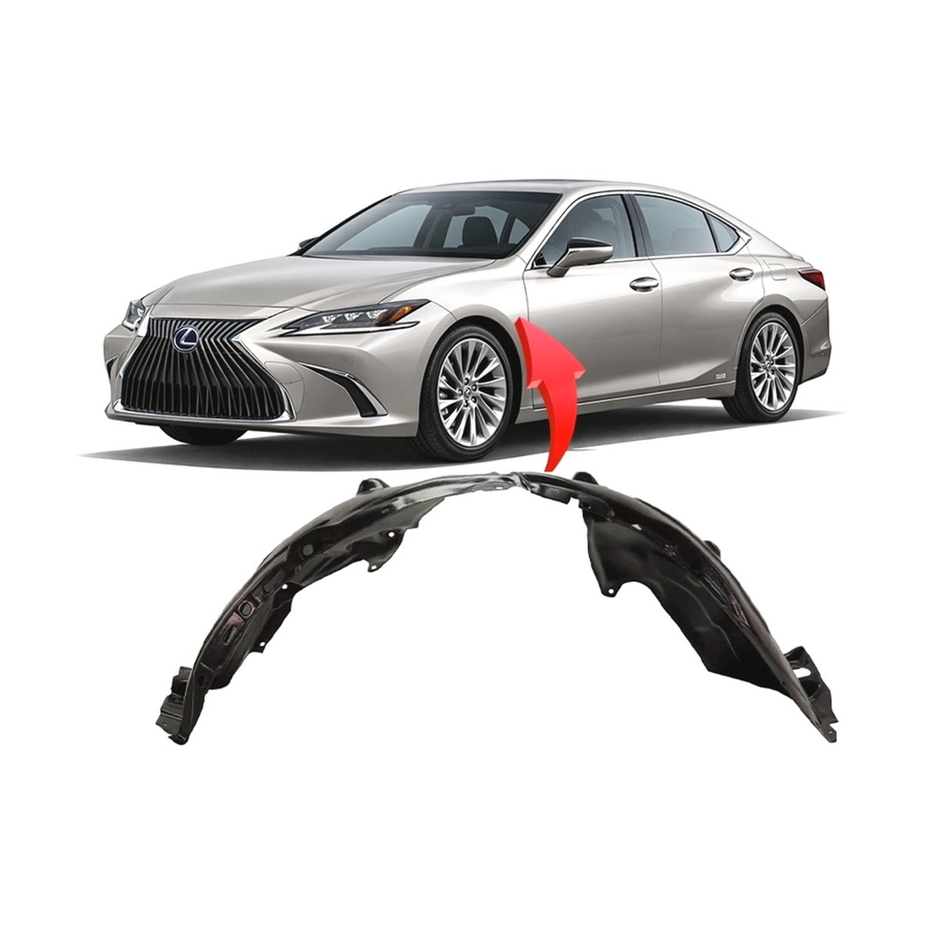 Front Left Driver Side Fender Liner for Lexus ES250 2019-2024 LX1248143