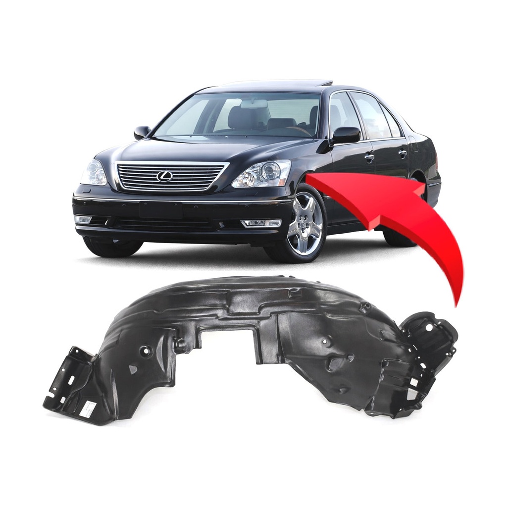 Front Left Driver Side Fender Liner for Lexus LS430 2004-2006 LX1250114