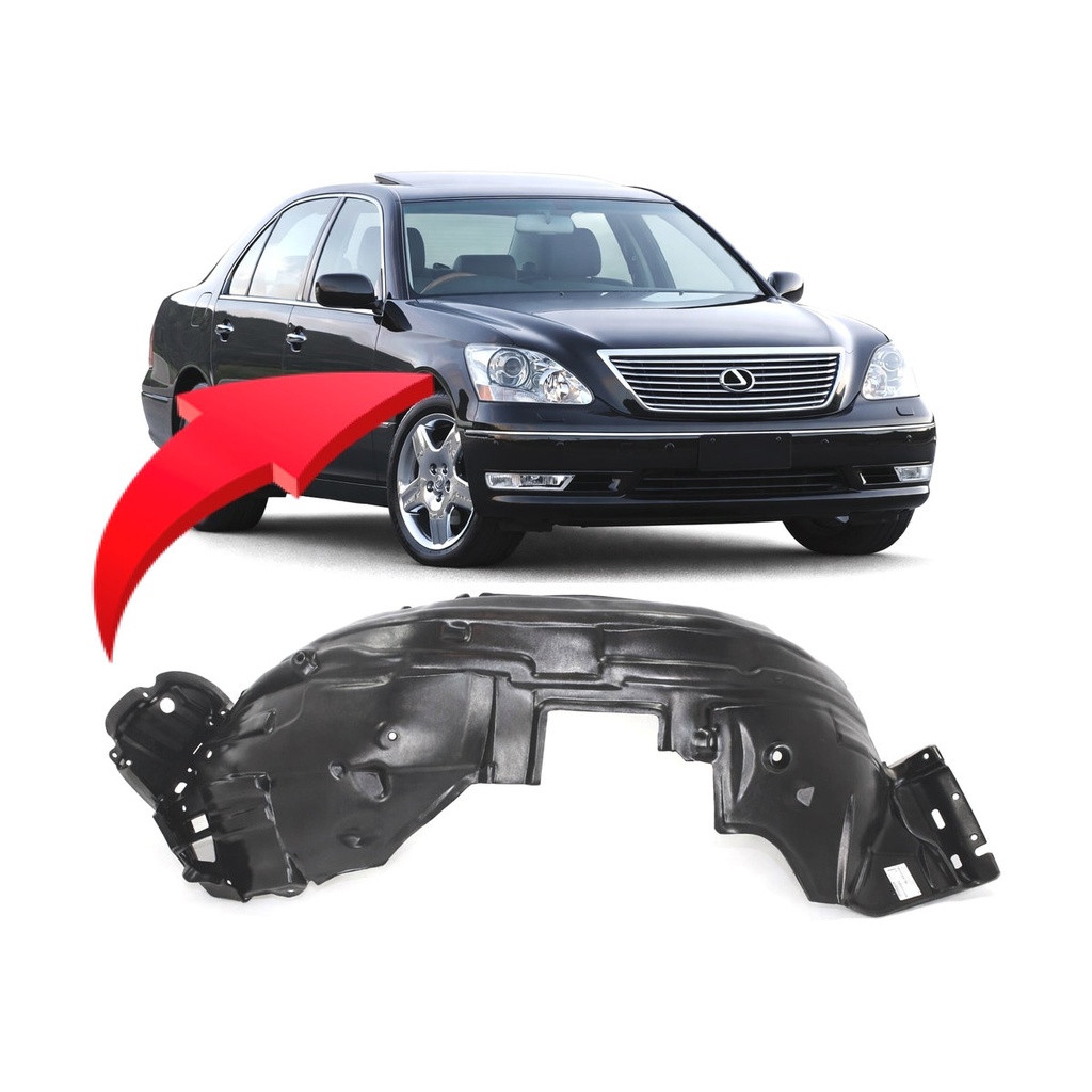 Front Right Passenger Side Fender Liner for Lexus LS430 2004-2006 LX1251114