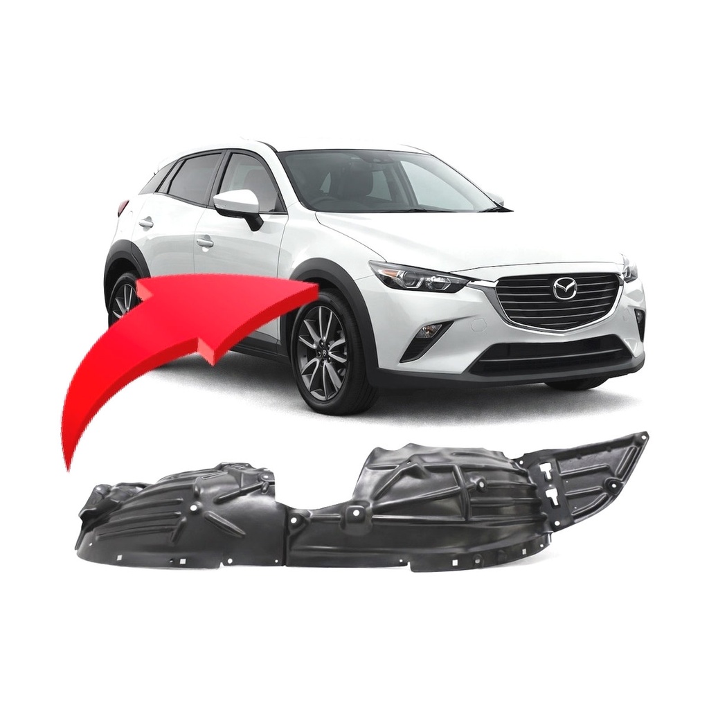 Front Right Passenger Side Fender Liner for Mazda CX-3 2016-2022 MA1249148